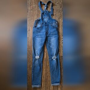 Distressed Overalls Size S